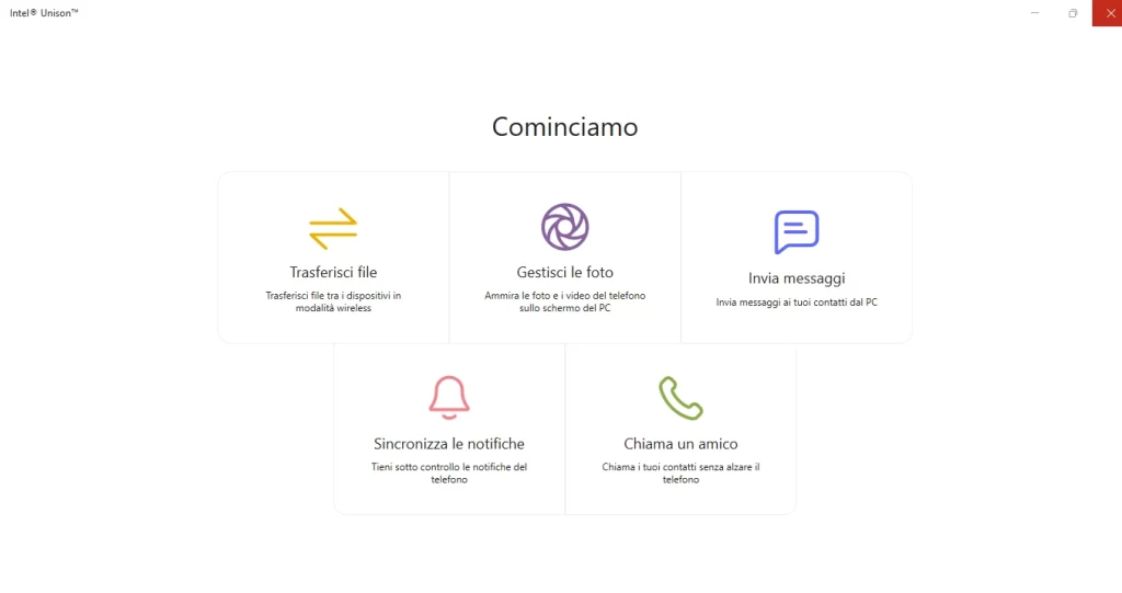 unison app mobile versione desktop