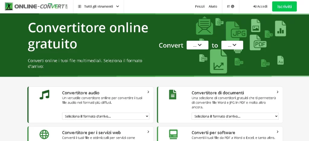 come convertire ods in xls
