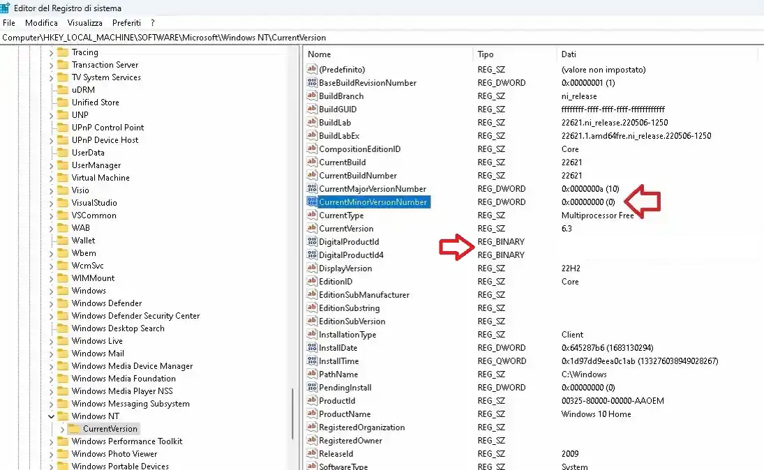 codici product key win 11